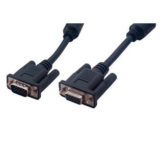 MCL S-VGA HD15 2m câble VGA VGA (D-Sub) Noir