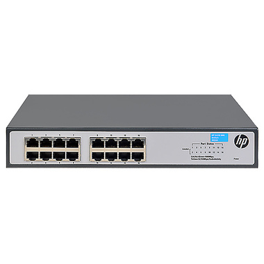 Hewlett Packard Enterprise OfficeConnect 1420 16G Non-géré L2 Gigabit Ethernet (10/100/1000) 1U Gris