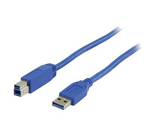 Valueline 2m, USB 3.0, USB A - B câble USB USB 3.2 Gen 1 (3.1 Gen 1) USB B Bleu