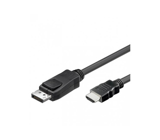Techly ICOC-DSP-H12-010 câble vidéo et adaptateur 1 m DisplayPort HDMI Type A (Standard) Noir