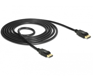 DeLOCK 85508 câble DisplayPort 1,5 m Noir
