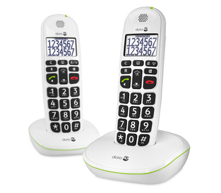 Doro Easy 110 Duo Téléphone DECT Blanc