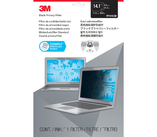 3M PF141C3B Filtre de confidentialité sans bords pour ordinateur 35,8 cm (14.1")