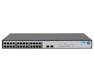 Hewlett Packard Enterprise 1420-24G-2SFP Non-géré L2 Gigabit Ethernet (10/100/1000) 1U Gris