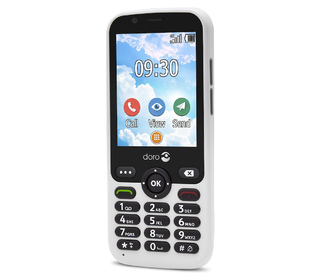 Doro 7010 7,11 cm (2.8") 112 g Blanc Téléphone numérique