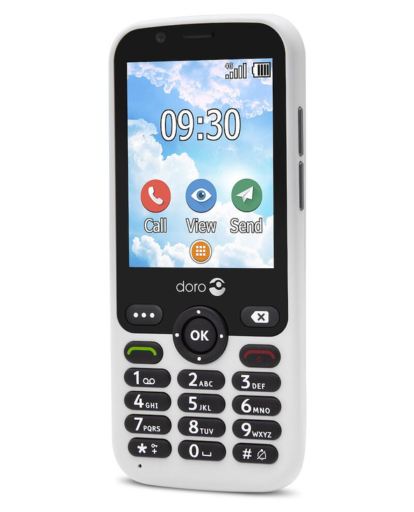 Doro 7010 7,11 cm (2.8") 112 g Blanc Téléphone numérique