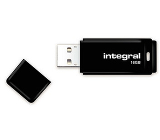 Integral Black USB 16GB lecteur USB flash 16 Go USB Type-A 2.0 Noir