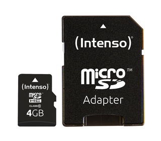 Intenso 4GB MicroSDHC mémoire flash 4 Go Classe 10