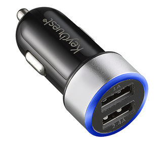 KeyOuest KO014127 chargeur d'appareils mobiles Noir, Bleu, Argent Auto