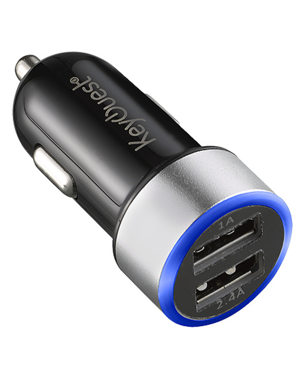 KeyOuest KO014127 chargeur d'appareils mobiles Noir, Bleu, Argent Auto