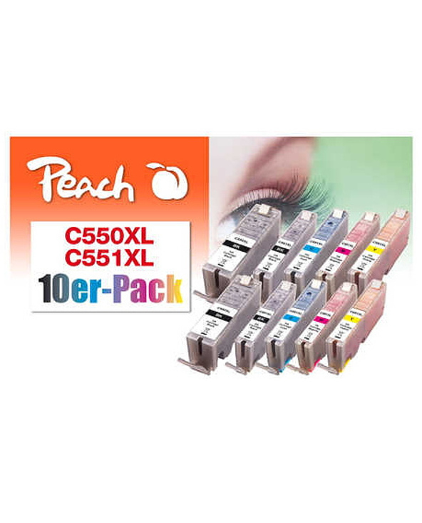 Peach PI100-310 cartouche d'encre Noir, Cyan, Magenta, Jaune