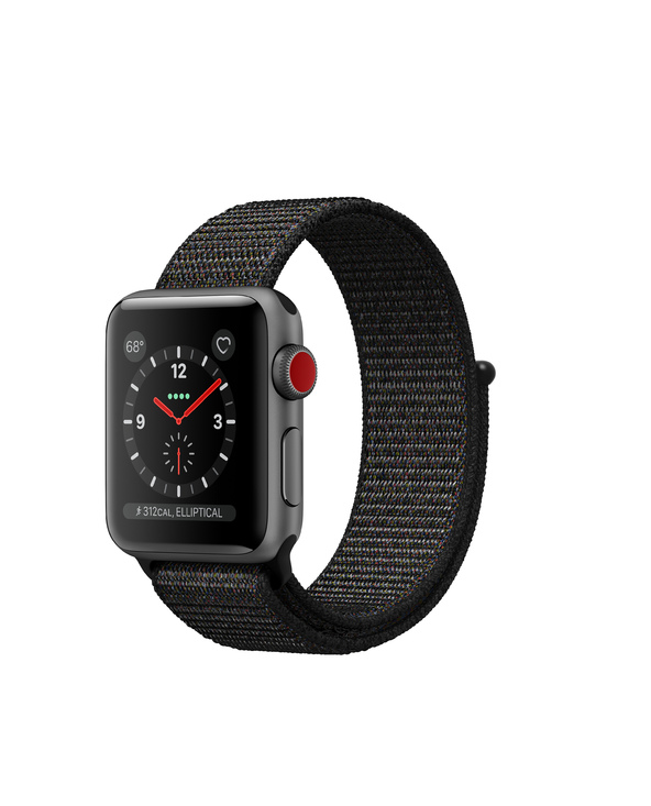 Apple Watch Series 3 42 mm OLED 4G Gris GPS (satellite)