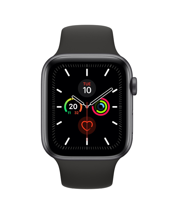 Apple Watch Series 5 44 mm OLED Gris GPS (satellite)