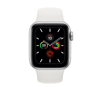 Apple Watch Series 5 40 mm OLED Argent GPS (satellite)