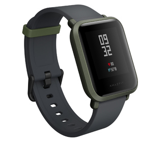 Amazfit Bip 3,25 cm (1.28") Noir, Vert GPS (satellite)