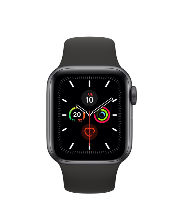 Apple Watch Series 5 40 mm OLED 4G Gris GPS (satellite)
