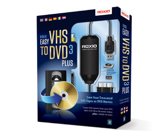 Roxio Easy VHS to DVD 3 Plus carte d'acquisition vidéo USB 2.0