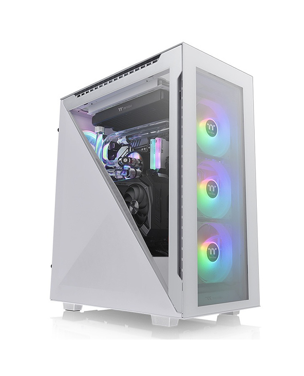 Thermaltake Divider 500 TG Snow ARGB Midi Tower Blanc