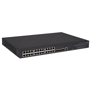 Hewlett Packard Enterprise 5130-24G-PoE+-4SFP+ (370W) EI Géré L3 Gigabit Ethernet (10/100/1000) Connexion Ethernet, supportant l