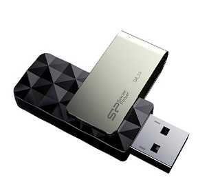 Silicon Power Blaze B30 lecteur USB flash 256 Go USB Type-A 3.2 Gen 1 (3.1 Gen 1) Noir, Argent