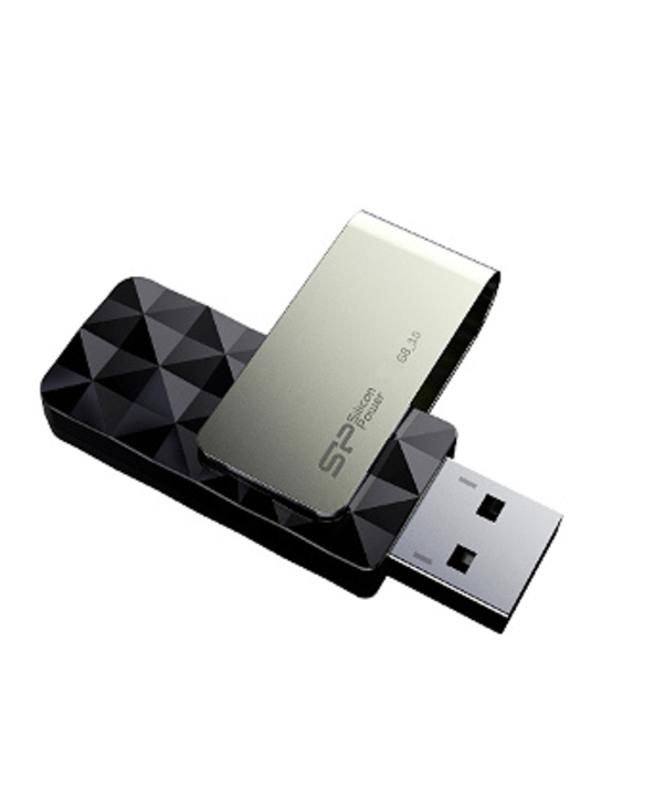 Silicon Power Blaze B30 lecteur USB flash 256 Go USB Type-A 3.2 Gen 1 (3.1 Gen 1) Noir, Argent