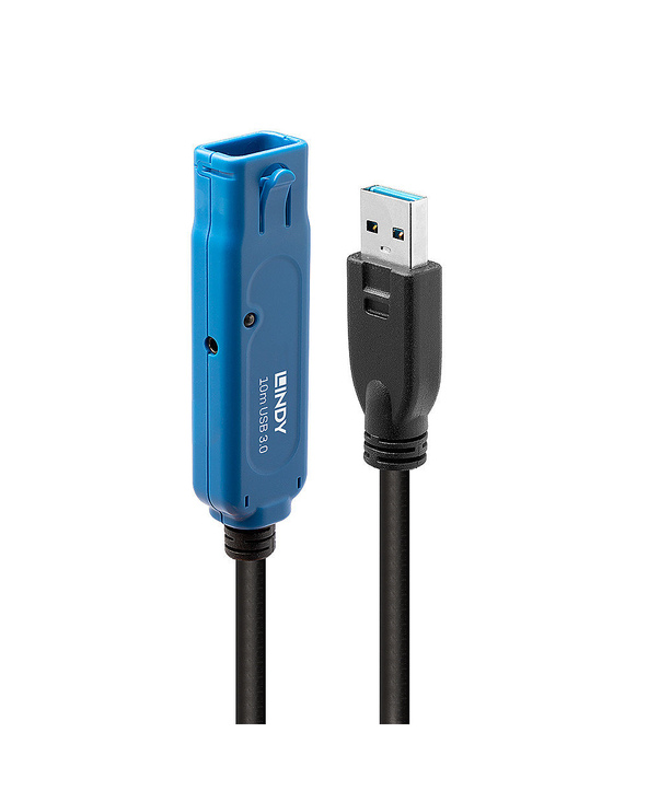 Lindy 43157 câble USB 10 m USB 3.2 Gen 1 (3.1 Gen 1) USB A Noir