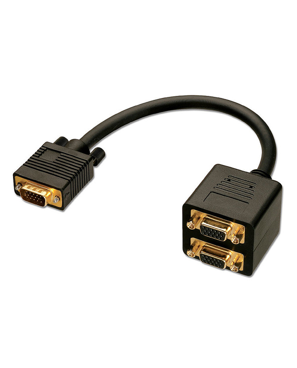 Lindy 41214 câble VGA 0,18 m VGA (D-Sub) Noir Lindy 41214 câble VGA 0,18 m VGA (D-Sub) Noir