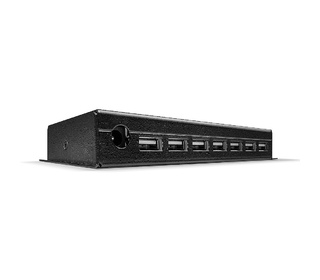 Lindy 42794 hub & concentrateur USB 2.0 Type-B 480 Mbit/s Noir