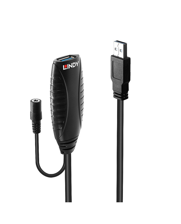 Lindy 43156 câble USB 10 m USB 3.2 Gen 1 (3.1 Gen 1) USB A Noir