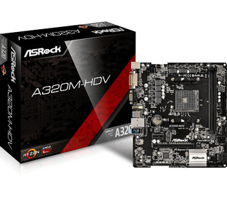 Asrock A320M-HDV AMD A320 Emplacement AM4 micro ATX