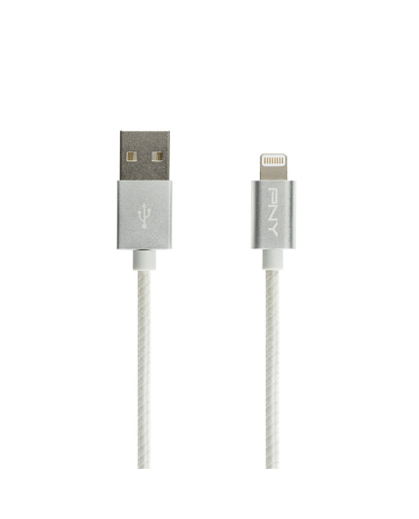 PNY 1.2m USB/Lightning 1,2 m Argent