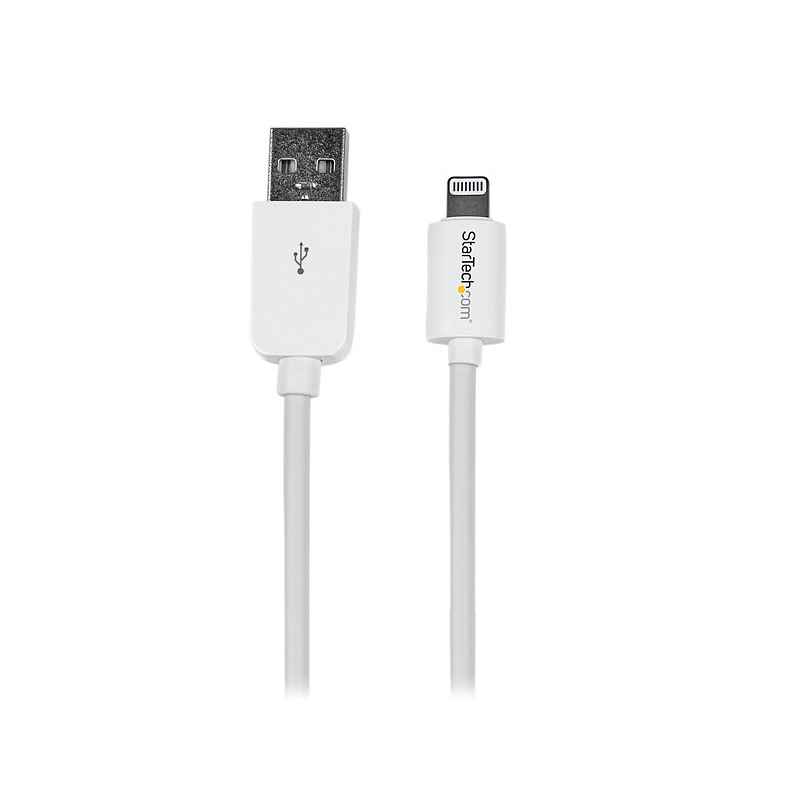 StarTech.com Câble Apple Lightning vers USB pour iPhone, iPod, iPad - 15 cm Blanc