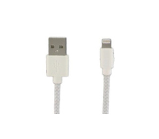 DLH 1m USB/Lightning Blanc
