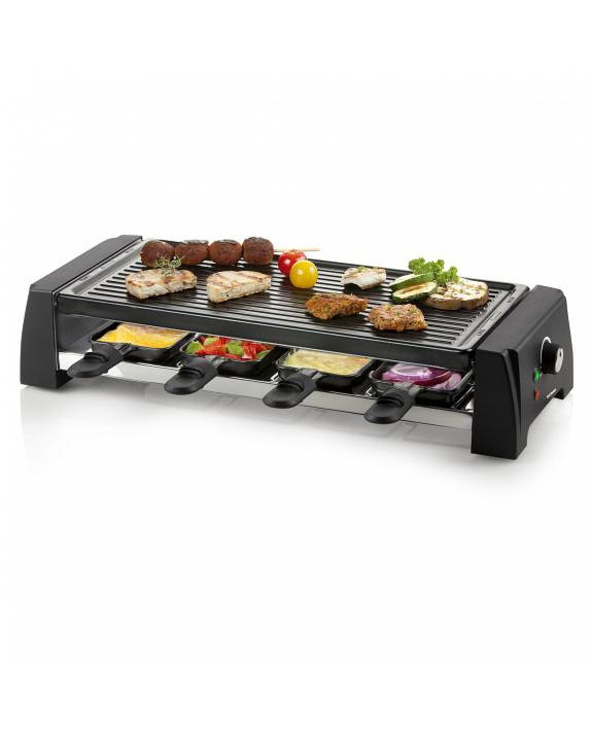 Domo DO9189G raclette 8 personne(s) 1200 W Noir, Gris