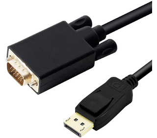 DLH DY-TU4696B câble vidéo et adaptateur 2 m DisplayPort VGA (D-Sub) Noir