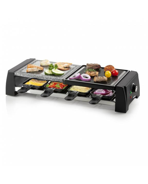 Domo DO9190G raclette 8 personne(s) 1200 W Noir, Gris