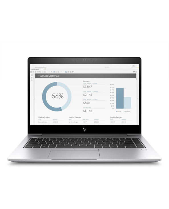 HP EliteBook 840 G5 14" I5 8 Go Argent 512 Go