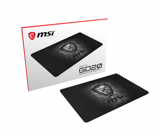MSI Agility GD20 Tapis de souris de jeu Noir, Gris