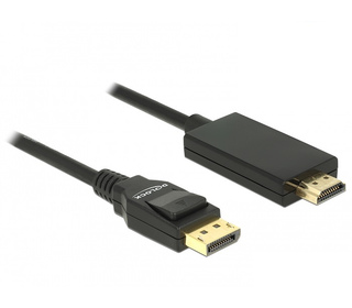 DeLOCK 85317 câble vidéo et adaptateur 2 m DisplayPort HDMI Noir