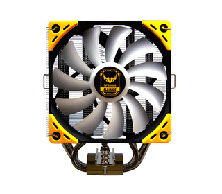 Scythe Kotetsu Mark II TUF Gaming Alliance Processeur Refroidisseur 12 cm Noir, Jaune