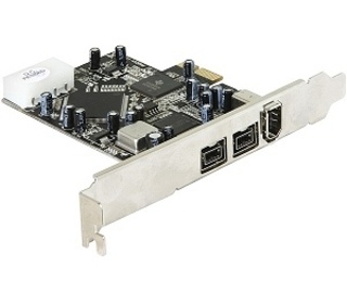 DeLOCK PCI Express card FireWire A / B carte et adaptateur d'interfaces
