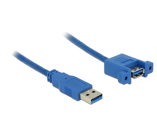 DeLOCK USB 3.0 A, 1m câble USB USB 3.2 Gen 1 (3.1 Gen 1) USB A Bleu