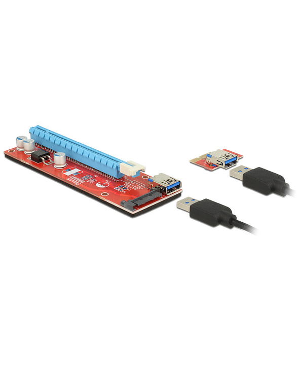 DeLOCK 41423 carte et adaptateur d'interfaces Interne PCI, SATA, USB 3.2 Gen 1 (3.1 Gen 1)