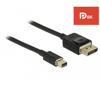 DeLOCK 84928 câble DisplayPort 2 m Mini DisplayPort Noir
