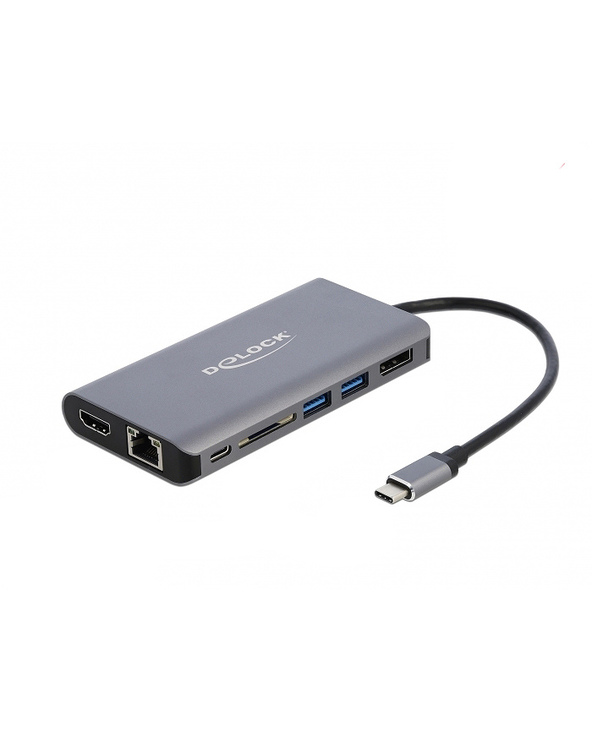 DeLOCK 87683 station d'accueil Avec fil USB 3.2 Gen 1 (3.1 Gen 1) Type-C Gris