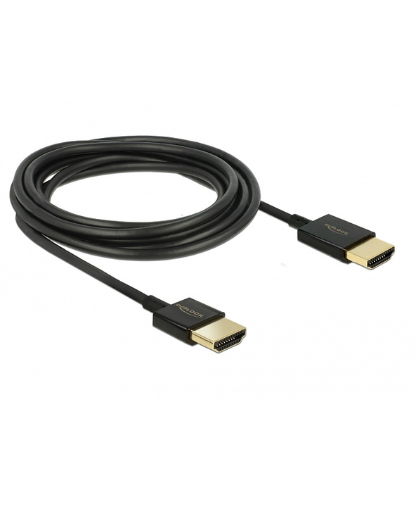 DeLOCK 85117 câble HDMI 0,25 m HDMI Type A (Standard) Noir