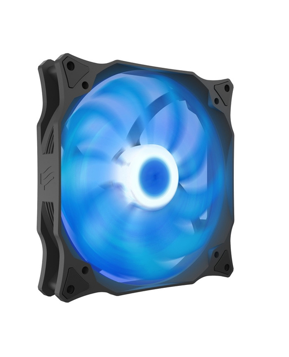 SilentiumPC Stella HP RGB 140 PWM Boitier PC Ventilateur 14 cm Noir, Blanc