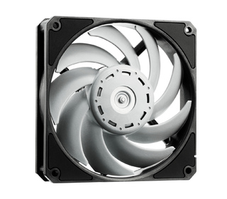 XPG Vento Pro Boitier PC Ventilateur 12 cm Noir, Blanc