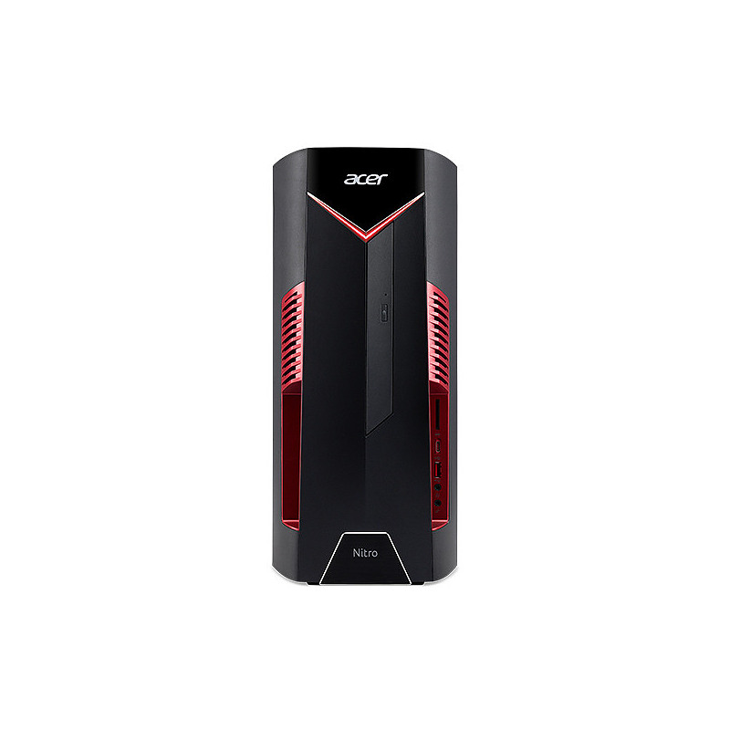 Acer NITRO N50-600 PC I5 8 Go 1256 Go Windows 10 Home Noir, Rouge