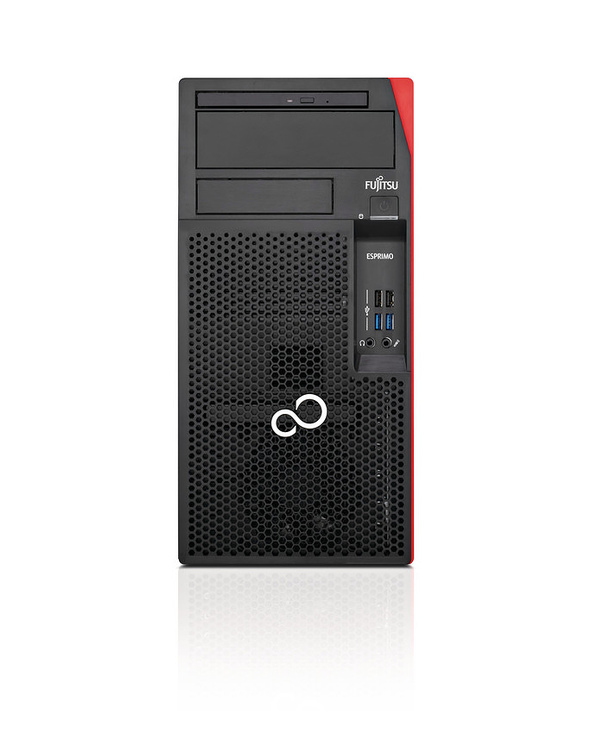 Fujitsu ESPRIMO P558/E85 PC I5 4 Go 500 Go Windows 10 Pro Noir, Rouge